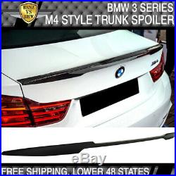 12-19 BMW 3 Series F30 F80 V M4 Style Trunk Spoiler Wing Carbon Fiber CF