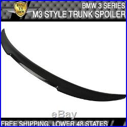 12-19 BMW 3 Series F30 F80 V M4 Style Trunk Spoiler Wing Carbon Fiber CF