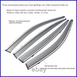 1Set Window Visor Wind Deflector Rain Guard Shade for 2024 2025 BMW X2 28i M35i 1Set Window Visor Wind Deflector Rain Guard Shade for 2024 2025 BMW X2 28i M35i