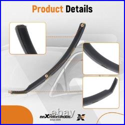 4 In-Channel Wind Deflectors for BMW 3 Series 2005-2012 Front Rear Tinted Black