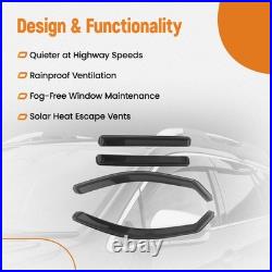 Acrylic Wind Deflectors for BMW F31 Touring 2012-2018 Rain Guards Front Rear