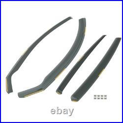 Acrylic Window Visors for BMW 3 Series 2005-2012 In-Channel Black Tinted 4pcs