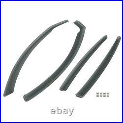 Acrylic Window Visors for BMW 3 Series 2005-2012 In-Channel Black Tinted 4pcs