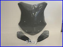 BMW 1200 GSA LC 2013-2021 440mm Tall Screen And Wind Deflectors light grey tint