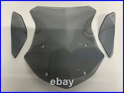 BMW 1200 GSA LC 2013-2021 440mm Tall Screen And Wind Deflectors light grey tint