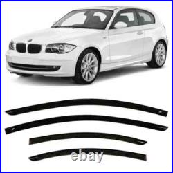 BMW 1 E81 3d 2004-11 Side Window Wind Visors Sun Rain Guard Vent Deflectors