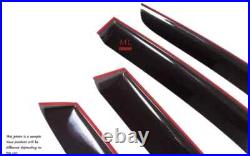 BMW 1 E81 3d 2004-11 Side Window Wind Visors Sun Rain Guard Vent Deflectors