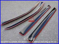 BMW 1 E81 3d 2004-11 Side Window Wind Visors Sun Rain Guard Vent Deflectors