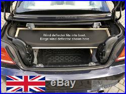 BMW 3 Series E93 Wind Deflector 2007-2014 Mesh Black with Beige Frame