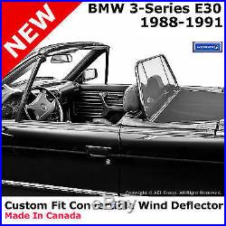 BMW E30 3-Series 88-91 Convertible Wind Break Blocker Stop Screen Deflector
