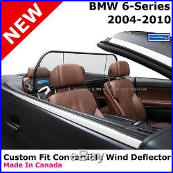 BMW E64 6-Series 04-10 Convertible Wind Break Blocker Stop Screen Deflector