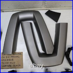 BMW E85 Z4 OEM ROLL BAR TRIM COVER SET SILVER GREY With WIND DEFLECTOR PIECES