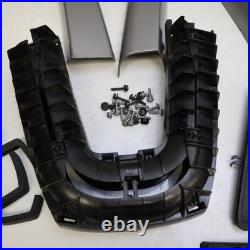 BMW E85 Z4 OEM ROLL BAR TRIM COVER SET SILVER GREY With WIND DEFLECTOR PIECES