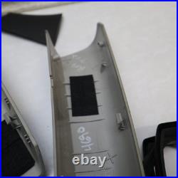 BMW E85 Z4 OEM ROLL BAR TRIM COVER SET SILVER GREY With WIND DEFLECTOR PIECES