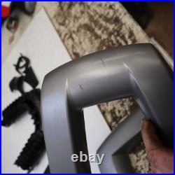 BMW E85 Z4 OEM ROLL BAR TRIM COVER SET SILVER GREY With WIND DEFLECTOR PIECES