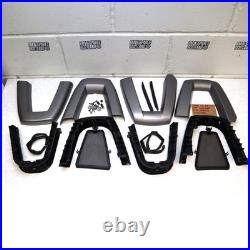 BMW E85 Z4 OEM ROLL BAR TRIM COVER SET SILVR GREY With WIND DEFLECTOR PIECES