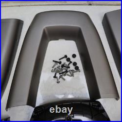 BMW E85 Z4 OEM ROLL BAR TRIM COVER SET SILVR GREY With WIND DEFLECTOR PIECES