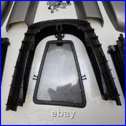 BMW E85 Z4 OEM ROLL BAR TRIM COVER SET SILVR GREY With WIND DEFLECTOR PIECES