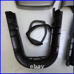 BMW E85 Z4 OEM ROLL BAR TRIM COVER SET SILVR GREY With WIND DEFLECTOR PIECES