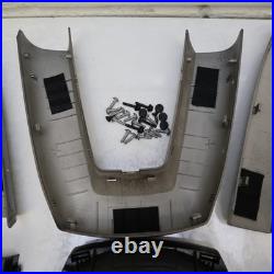 BMW E85 Z4 OEM ROLL BAR TRIM COVER SET SILVR GREY With WIND DEFLECTOR PIECES