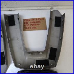 BMW E85 Z4 OEM ROLL BAR TRIM COVER SET SILVR GREY With WIND DEFLECTOR PIECES