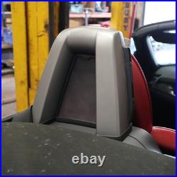 BMW E85 Z4 OEM ROLL BAR TRIM COVER SET SILVR GREY With WIND DEFLECTOR PIECES