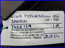 BMW F33 4 Series Convertible Wind Deflector 7468159 28/3/24 R3C3