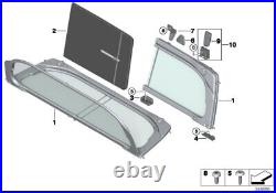 BMW Genuine Wind Rain Sun Deflector Shield Guard F83 / M4 4 Series 54347305159