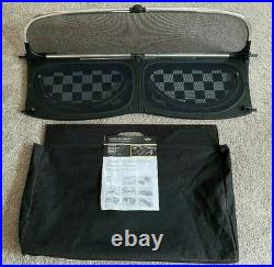 BMW Mini Wind Deflector & Bag R57 R52 (2002 2013) CHROME EDITION