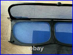 BMW Mini Wind Deflector & Black Carry Bag R57 (BLUE) SUPERB CONDITION
