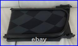 BMW Mini Wind Deflector R57 R52 (2002 2015) GENUINE MINI CHEQUERED EDITION