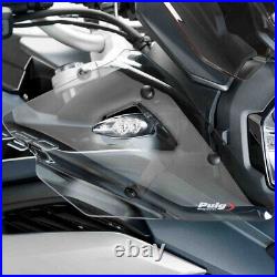 BMW R 1200 GS 2013 2018 Puig Upper Wind Deflectors Set Dark Smoke Tint