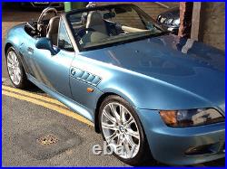 BMW Z3 Wind Deflector Tinted to fit Dual Chrome Hoops (Roll Bars not included)