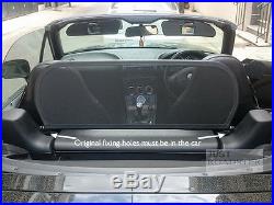 BMW Z3 Wind Deflector (without roll bars) Mesh Black (using original fixings)