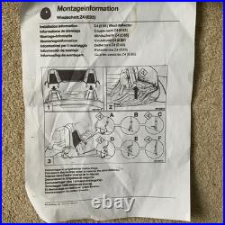 BMW Z4 Wind Deflector Windschott- All Clips & instructions Great Cond genuine