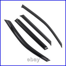 Black Window Rain Guards for BMW X1 E84 2009-2015 Wind Deflectors 4Pcs Visors Black Window Rain Guards for BMW X1 E84 2009-2015 Wind Deflectors 4Pcs Visors