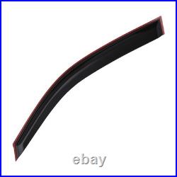 Black Window Rain Guards for BMW X1 E84 2009-2015 Wind Deflectors 4Pcs Visors