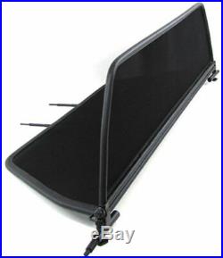 Black foldable wind deflector for BMW 3 SERIES E46 Cabrio 00-07