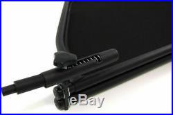 Black foldable wind deflector for BMW 3 SERIES E46 Cabrio 00-07