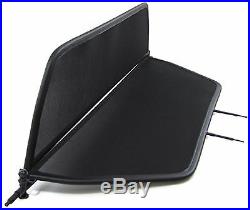 Black foldable wind deflector for BMW 3 series E46 Convertible 00-07