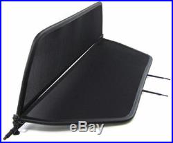 Black foldable wind deflector for BMW 3 series E46 Convertible 00-07