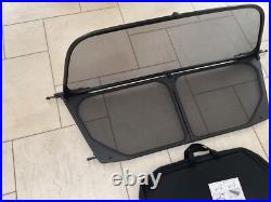 Bmw 1 Series Convertible Wind Deflector & Bag Genuine Bmw Pristine Condition