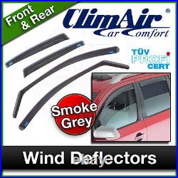 CLIMAIR Car Wind Deflectors BMW 5 SERIES E60 2003 to 2010 SET Front & Rear