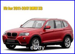 Car Window Vent Visors Wind Deflectors Rain Guards Black for 2011-2017 BMW X3