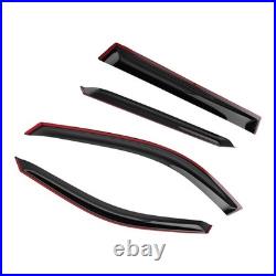Door Visor Wind Deflectors for BMW X5 E53 1999-2006 Black Tinted Outside Mount