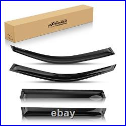 Door Visor Wind Deflectors for BMW X5 E53 1999-2006 Black Tinted Outside Mount