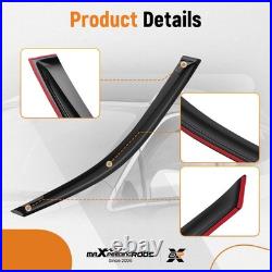 Door Visor Wind Deflectors for BMW X5 E53 1999-2006 Black Tinted Outside Mount