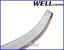 For 06-11 BMW E90 3-Series WellVisors Side Window Visors Deflectors Black Trim