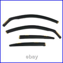 For BMW 3 Series E90 Saloon 4-doors 2005-2012 4pcs Wind Deflectors Smoked Tinted