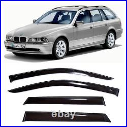 For BMW 5 (E39) Touring 1997-2004 Side Window Wind Visors Rain Guard Deflectors